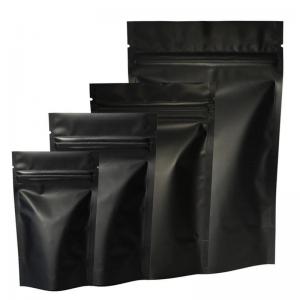 матовая черная стойка Ziplock сумка-мешок 3.5 грамм сорняков упаковка майларовые пакеты из фольги - Safecare